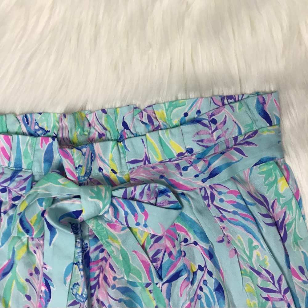 New Lilly Pulitzer Kaylene Swim Shady shorts - Picture 6 of 11